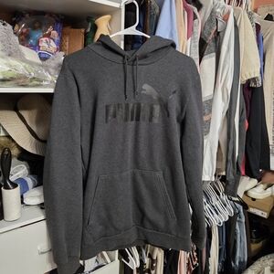 Puma Charcoal Gray Pullover Hoodie